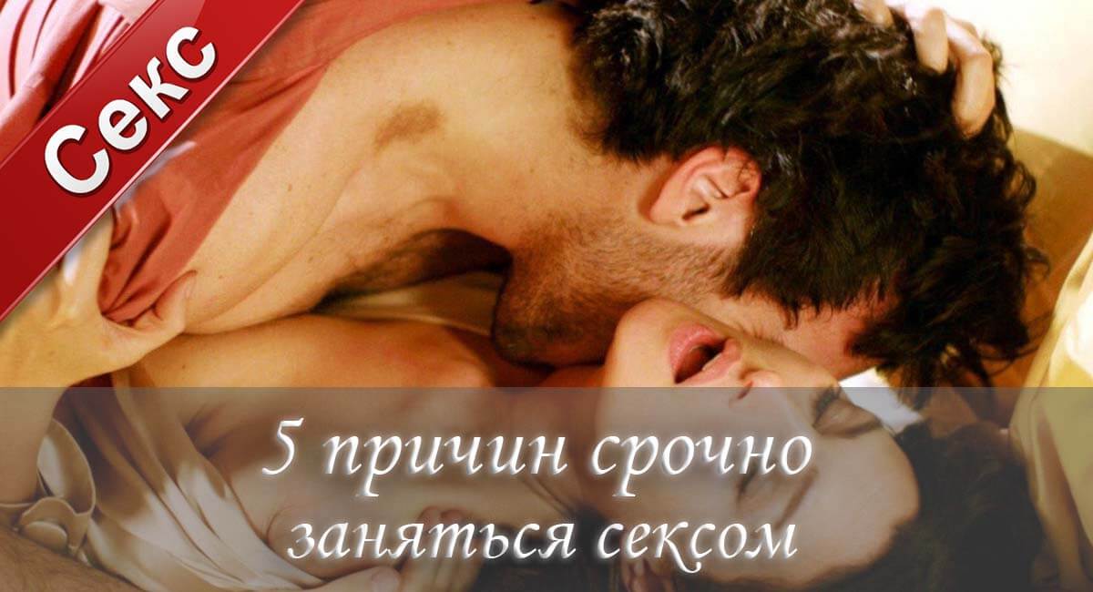 5 причин срочно заняться сексом